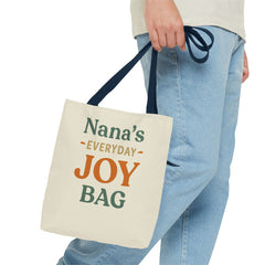 Nana's Everyday Joy Tote Bag, Perfect Gift for Grandmothers, Eco-Friendly Shopping Bag, Yellow All-Over Print, Birthday, Mother's Day, [...]