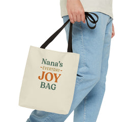Nana's Everyday Joy Tote Bag, Perfect Gift for Grandmothers, Eco-Friendly Shopping Bag, Yellow All-Over Print, Birthday, Mother's Day, [...]