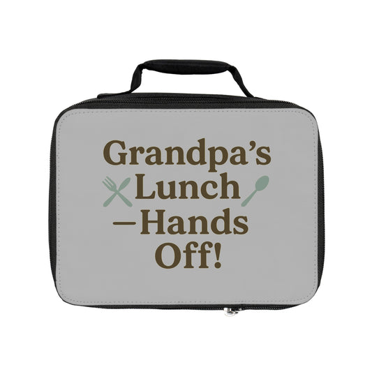 Grandpa's Lunch Bag - Hands Off! | Insulated Lunch Cooler for your elderly loved ones