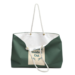 Stylish Weekender Bag for Grandma - Beautiful Inside & Out, Travel Tote, Overnight Bag, Gift for Travelers