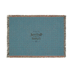 Gratitude Woven Blanket, Cozy Throws, Home Decor, Gift for Her, Inspirational Decor, Cozy Living, Everyday Comfort