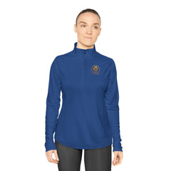 Vintage Stretch Action Ladies Quarter-Zip Pullover