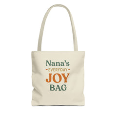 Nana's Everyday Joy Tote Bag, Perfect Gift for Grandmothers, Eco-Friendly Shopping Bag, Yellow All-Over Print, Birthday, Mother's Day, [...]
