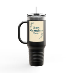 Grandma's Peaceful Moment Insulated Travel Mug | 40oz for Coffee Lovers, Eco-Friendly, Personalized Gift, Perfect for Holidays, Travel
