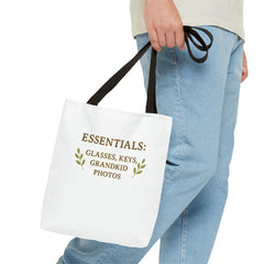 Essentials Tote Bag - Perfect for Grandma, Stylish Shopping, Beach Days, Gifts for Her, Personalized Bag