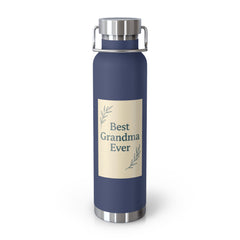 Best Grandma Ever Copper Insulated Water Bottle, Gift for Grandma, Mother s Day Present, Birthday Gift