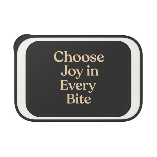 Joyful Bento Box for Meal Prep, Eco-Friendly Lunch Container, Organized Food Storage, Gift for Food Lovers