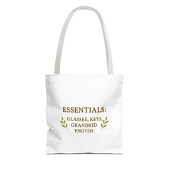 Essentials Tote Bag - Perfect for Grandma, Stylish Shopping, Beach Days, Gifts for Her, Personalized Bag