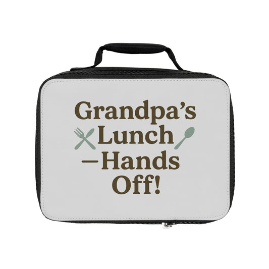 Grandpa's Lunch Bag - Hands Off! | Insulated Lunch Cooler for your elderly loved ones