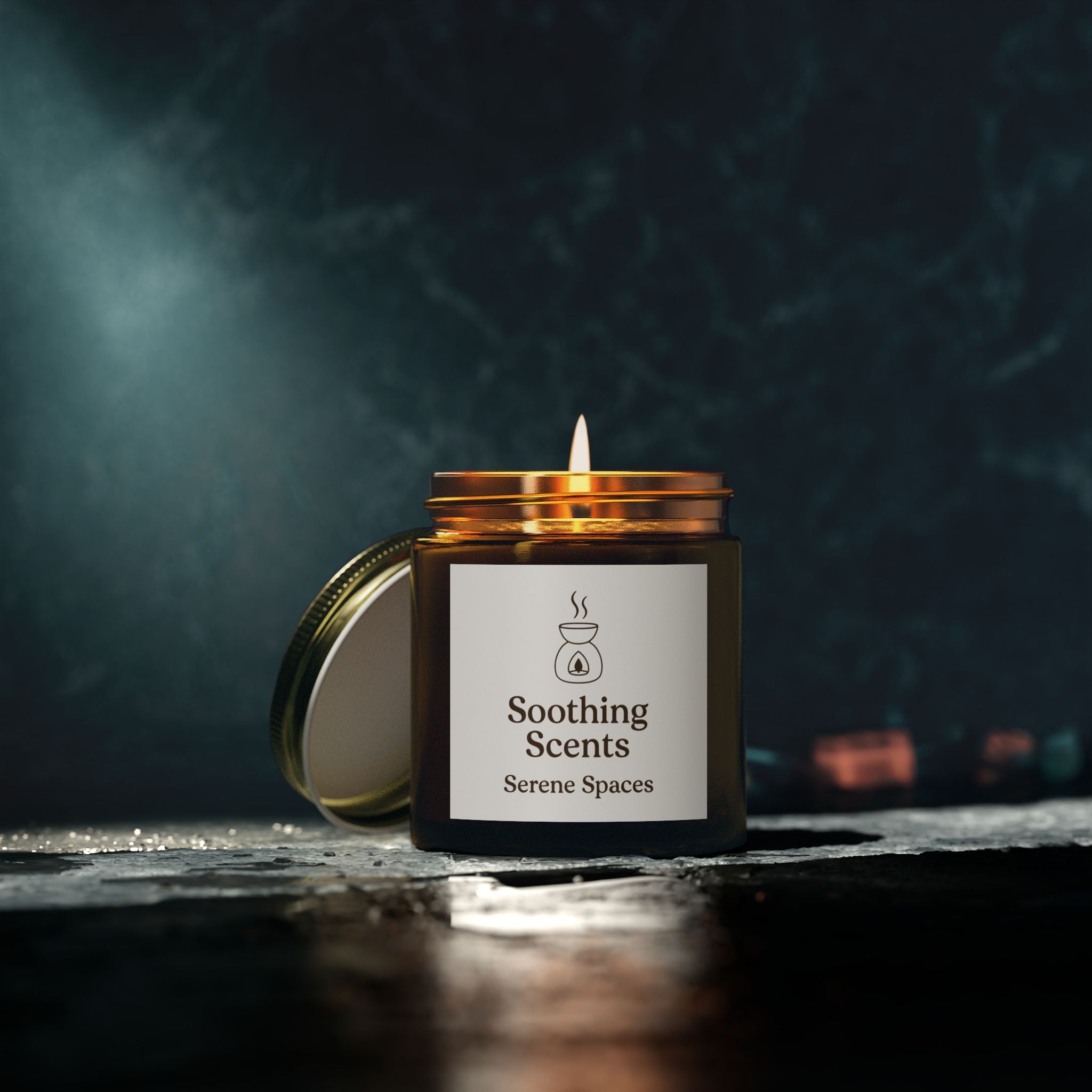 Scented Candles, Elderly Grandparents Gift, Coconut Apricot Wax Candle, Warm Memories, Cozy Atmosphere, Relaxing Aromatherapy, Holiday