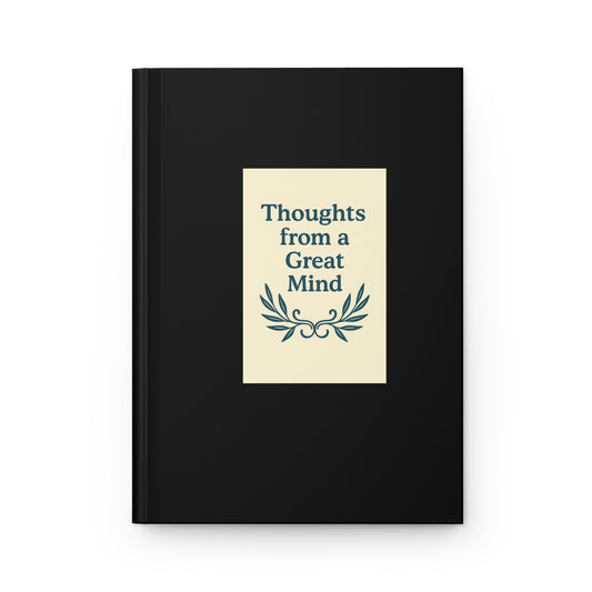 Grandparents Gift Hardcover Journal Matte, Great Mind Thoughts, Notebook for Grandparents, Memory Book, Gift for Elderly, Personal Journal