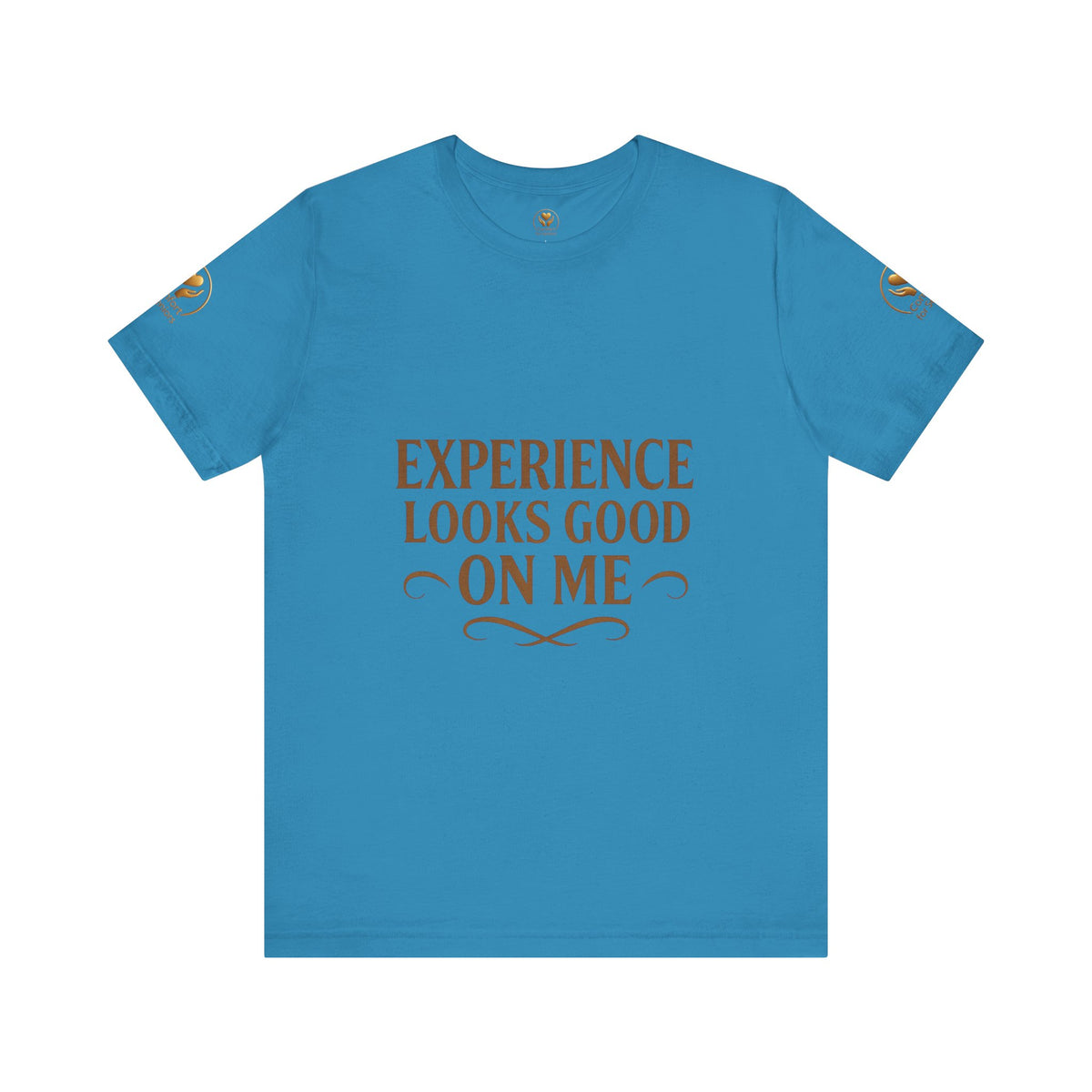 Senior Unisex Tee - 'Experience Looks Good' Cotton Short Sleeve