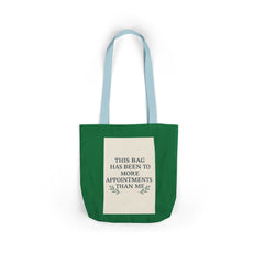 Canvas Tote Bag with Colorful Straps - Perfect Gift for Grandmothers