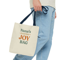 Nana's Everyday Joy Tote Bag, Perfect Gift for Grandmothers, Eco-Friendly Shopping Bag, Yellow All-Over Print, Birthday, Mother's Day, [...]