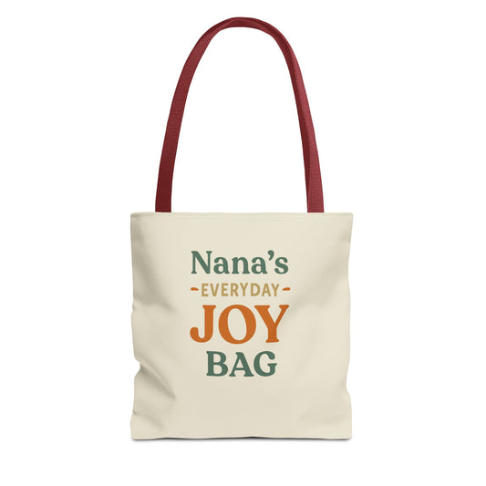 Nana's Everyday Joy Tote Bag, Perfect Gift for Grandmothers, Eco-Friendly Shopping Bag, Yellow All-Over Print, Birthday, Mother's Day, [...]