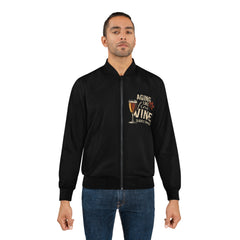 Aging Like Fine Wine Bomber Jacket for Seniors