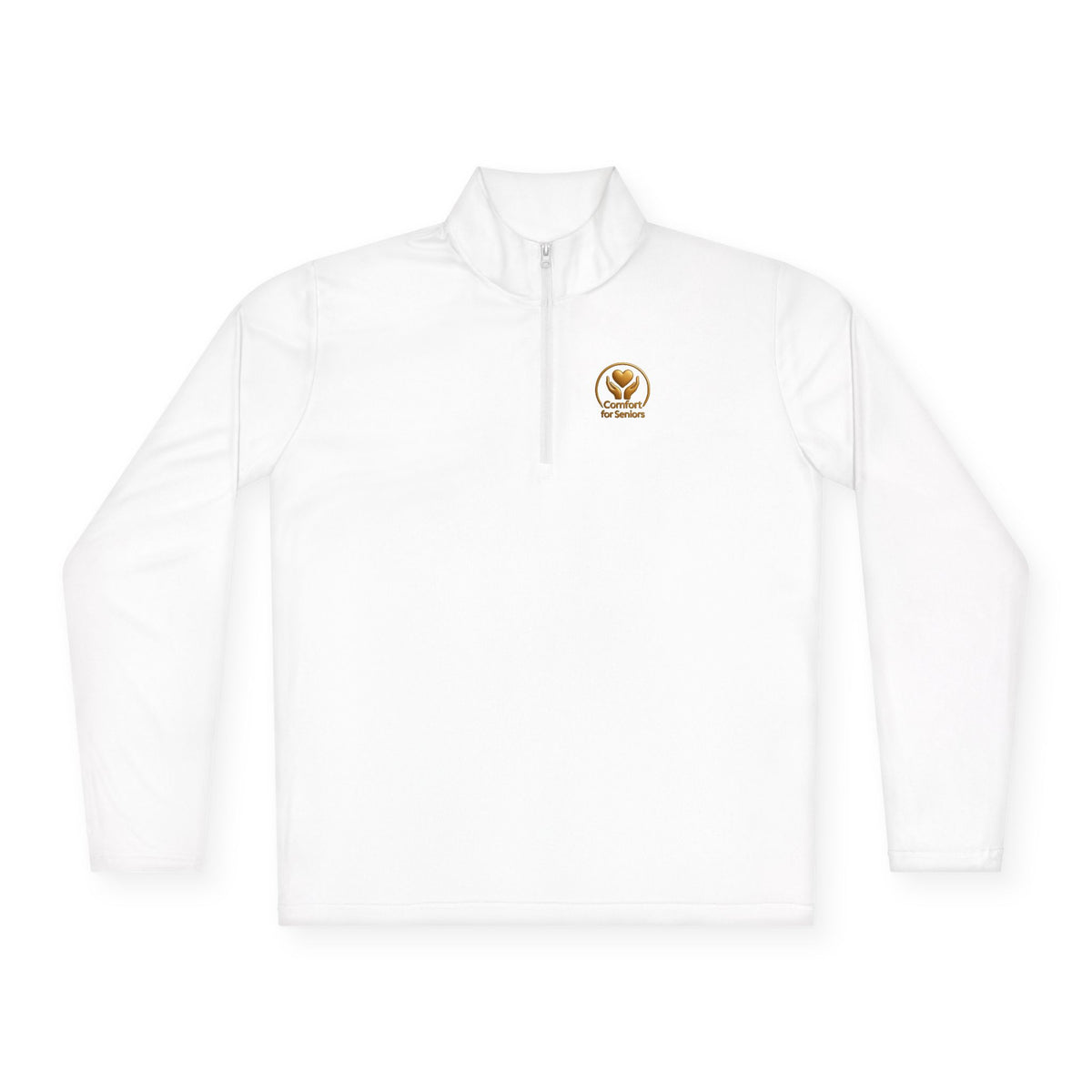 Aging Like Fine Wine Unisex Quarter-Zip Pullover for Seniors