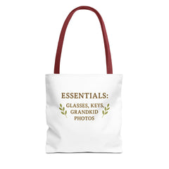 Essentials Tote Bag - Perfect for Grandma, Stylish Shopping, Beach Days, Gifts for Her, Personalized Bag