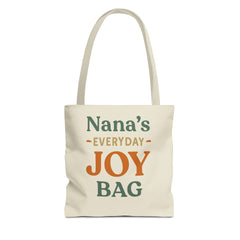 Nana's Everyday Joy Tote Bag, Perfect Gift for Grandmothers, Eco-Friendly Shopping Bag, Yellow All-Over Print, Birthday, Mother's Day, [...]
