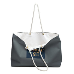 Papa's Weekend Survival Kit Bag | Stylish Travel Tote, Perfect for Getaways, Gifts for Dads, Beach or Gym Bag, Versatile Carryall