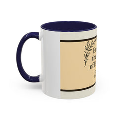 Comforting Accent Coffee Mug - Embrace Peace, Perfect Gift for Seniors, Home Decor, Relaxation, Tea Lover's Essential