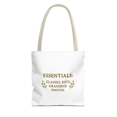 Essentials Tote Bag - Perfect for Grandma, Stylish Shopping, Beach Days, Gifts for Her, Personalized Bag