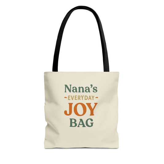 Nana's Everyday Joy Tote Bag, Perfect Gift for Grandmothers, Eco-Friendly Shopping Bag, Yellow All-Over Print, Birthday, Mother's Day, [...]