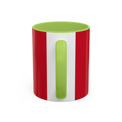 Valentine "Will You Be My Valentine?" Accent Coffee Mug — Red & Black Romantic Gift (11/15oz)