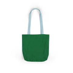 Canvas Tote Bag with Colorful Straps - Perfect Gift for Grandmothers
