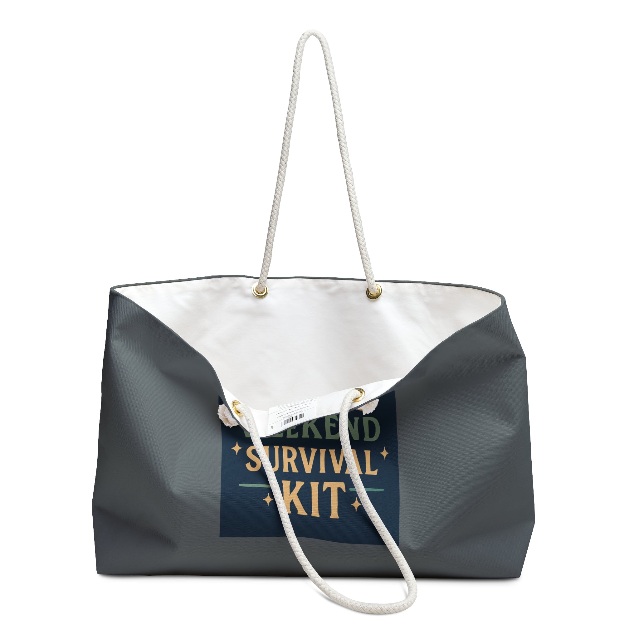 Papa's Weekend Survival Kit Bag | Stylish Travel Tote, Perfect for Getaways, Gifts for Dads, Beach or Gym Bag, Versatile Carryall