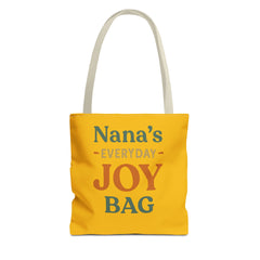 Nana's Everyday Joy Tote Bag, Perfect Gift for Grandmothers, Eco-Friendly Shopping Bag, Yellow All-Over Print, Birthday, Mother's Day, [...]