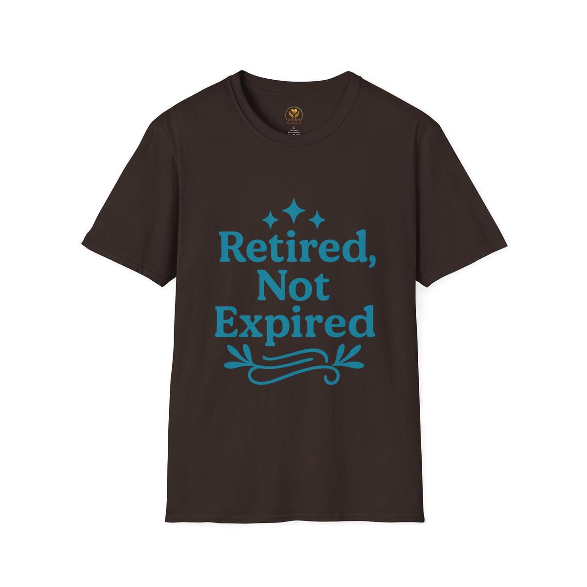 Retired, Not Expired T-Shirt - Fun Retirement Gift for Him/Her