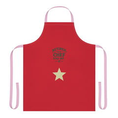Retired Chef Apron - AOP with 5-Color Straps, Gift for Cooking Enthusiasts, Fun Kitchen Accessory, Perfect for Retirement Parties