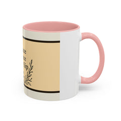 Comforting Accent Coffee Mug - Embrace Peace, Perfect Gift for Seniors, Home Decor, Relaxation, Tea Lover's Essential