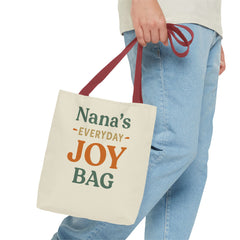 Nana's Everyday Joy Tote Bag, Perfect Gift for Grandmothers, Eco-Friendly Shopping Bag, Yellow All-Over Print, Birthday, Mother's Day, [...]