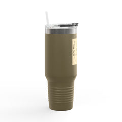 Rest, Relax & Renew Insulated Travel Mug, 40oz - Motivational Drinkware, Perfect for Gifts, Outdoor Adventures, Self-Care & Relaxation