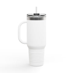 Rest, Relax & Renew Insulated Travel Mug, 40oz - Motivational Drinkware, Perfect for Gifts, Outdoor Adventures, Self-Care & Relaxation