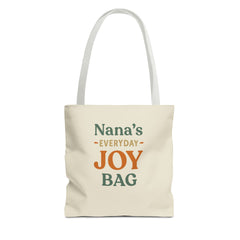 Nana's Everyday Joy Tote Bag, Perfect Gift for Grandmothers, Eco-Friendly Shopping Bag, Yellow All-Over Print, Birthday, Mother's Day, [...]