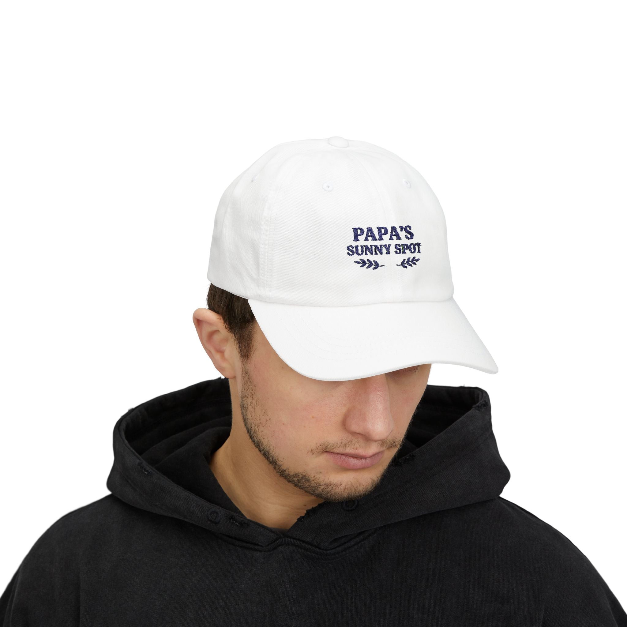 Papa's Sunny Spot Classic Dad Cap | Gift for Father's Day, Casual Wear, Summer Hat, Dad's Day Out, Outdoor Activities
