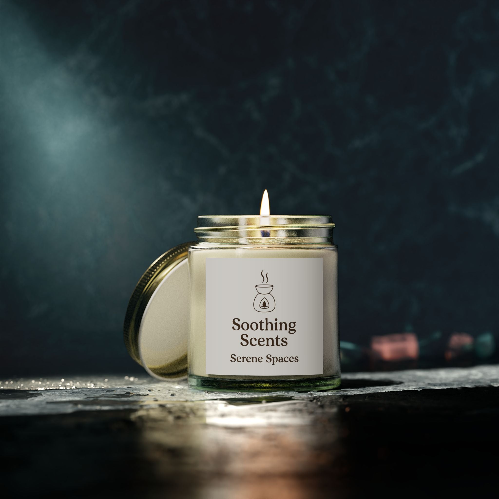 Scented Candles, Elderly Grandparents Gift, Coconut Apricot Wax Candle, Warm Memories, Cozy Atmosphere, Relaxing Aromatherapy, Holiday