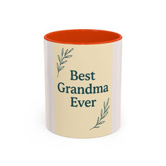 Best Grandma Ever Colorful Mug - Unique Gift for Grandma, Thoughtful Coffee Mug, Great for Mother s Day, Birthday