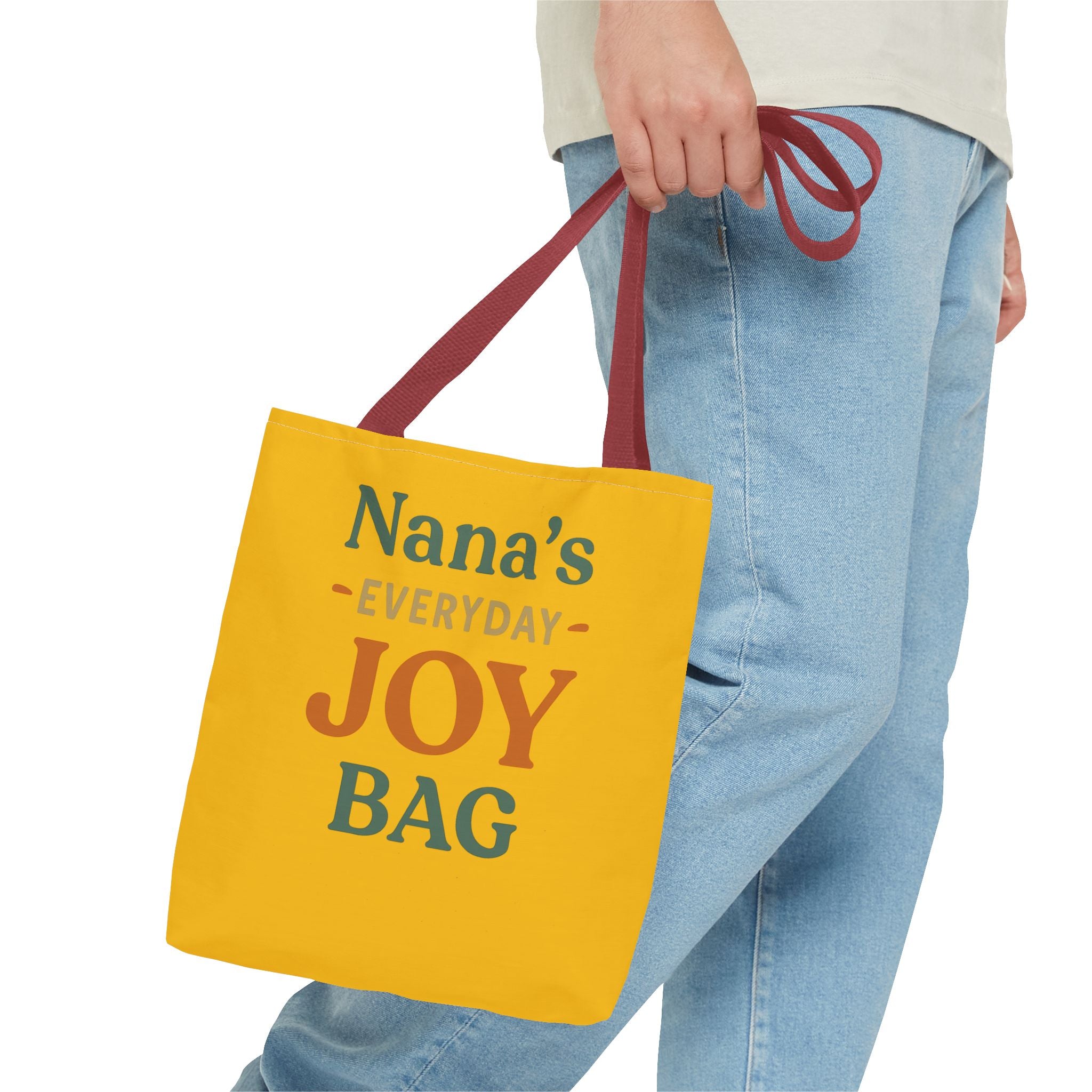 Nana's Everyday Joy Tote Bag, Perfect Gift for Grandmothers, Eco-Friendly Shopping Bag, Yellow All-Over Print, Birthday, Mother's Day, [...]