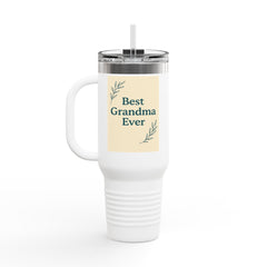 Grandma's Peaceful Moment Insulated Travel Mug | 40oz for Coffee Lovers, Eco-Friendly, Personalized Gift, Perfect for Holidays, Travel