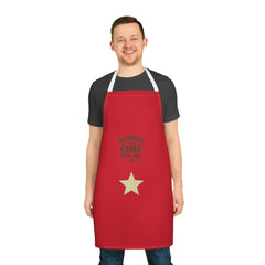 Retired Chef Apron - AOP with 5-Color Straps, Gift for Cooking Enthusiasts, Fun Kitchen Accessory, Perfect for Retirement Parties