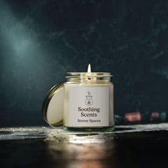 Scented Candles, Elderly Grandparents Gift, Coconut Apricot Wax Candle, Warm Memories, Cozy Atmosphere, Relaxing Aromatherapy, Holiday