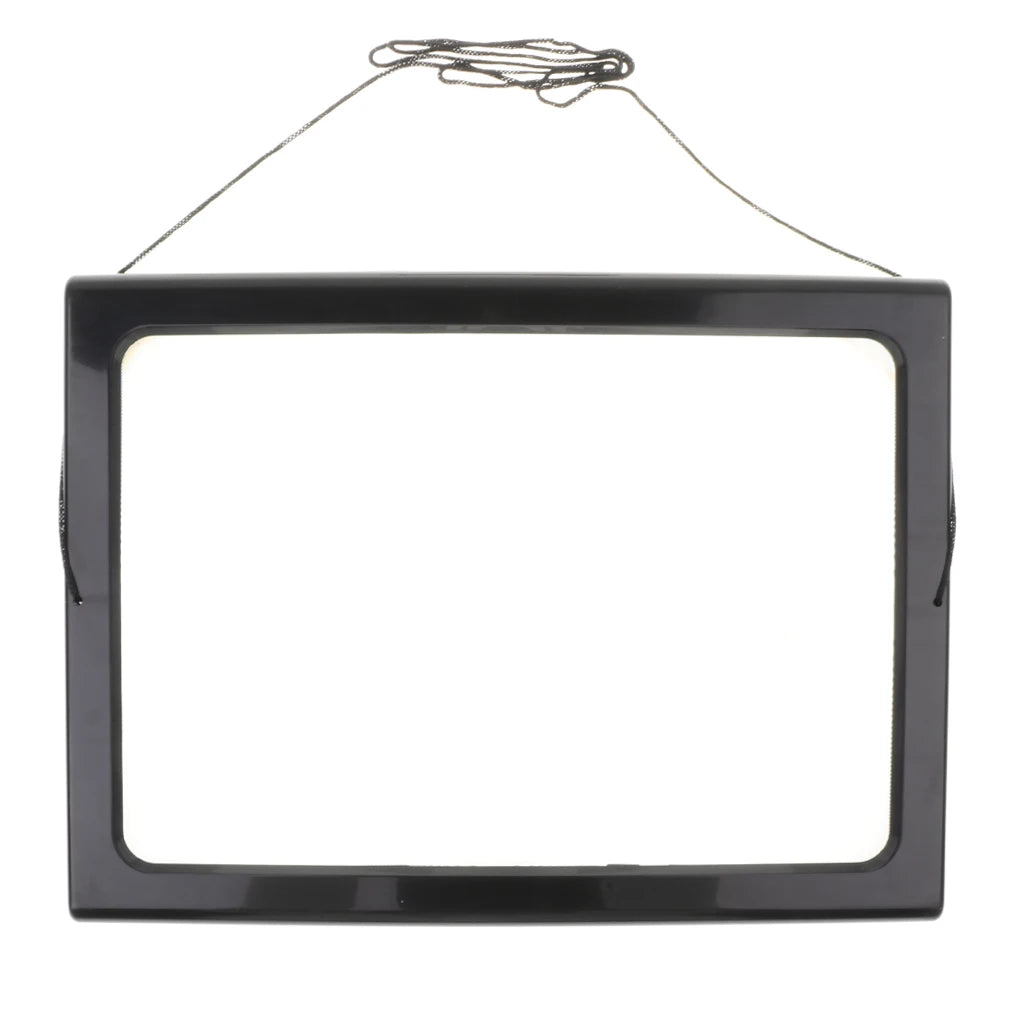Full Page Magnifier with LED Lights – Hands-Free Reading Aid for Seniors 3X Zoom
