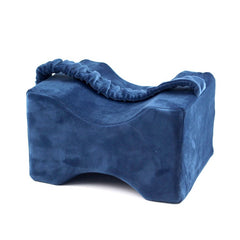Orthopedic Memory Foam Knee Pillow with Strap – Gentle Sleep Support