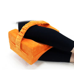 Orthopedic Memory Foam Knee Pillow with Strap – Gentle Sleep Support