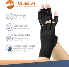 Gentle Compression Hand Support Gloves for Seniors –  Ease Joint Pain