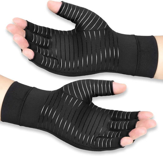 Gentle Compression Hand Support Gloves for Seniors –  Ease Joint Pain